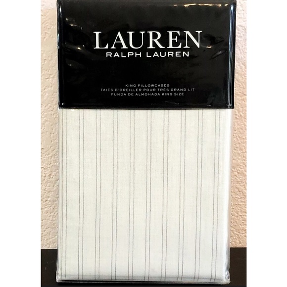 LAUREN by RALPH LAUREN Set of 2 King Pillowcases - Picture 1 of 4